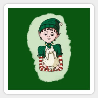 Christmas elf Sticker